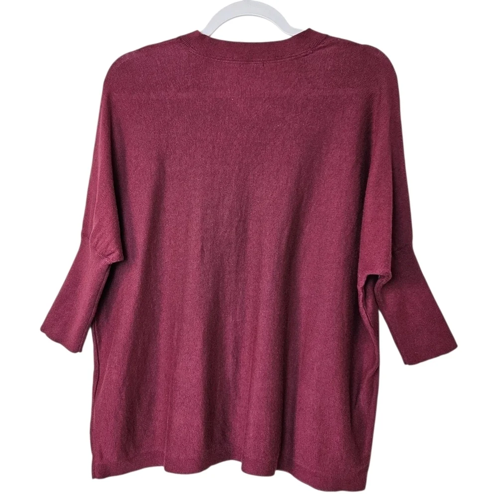 J. Jill Pure Jill Oversized V-neck Drop Shoulder Relaxed Sweater XS PETITE - Picture 4 of 9